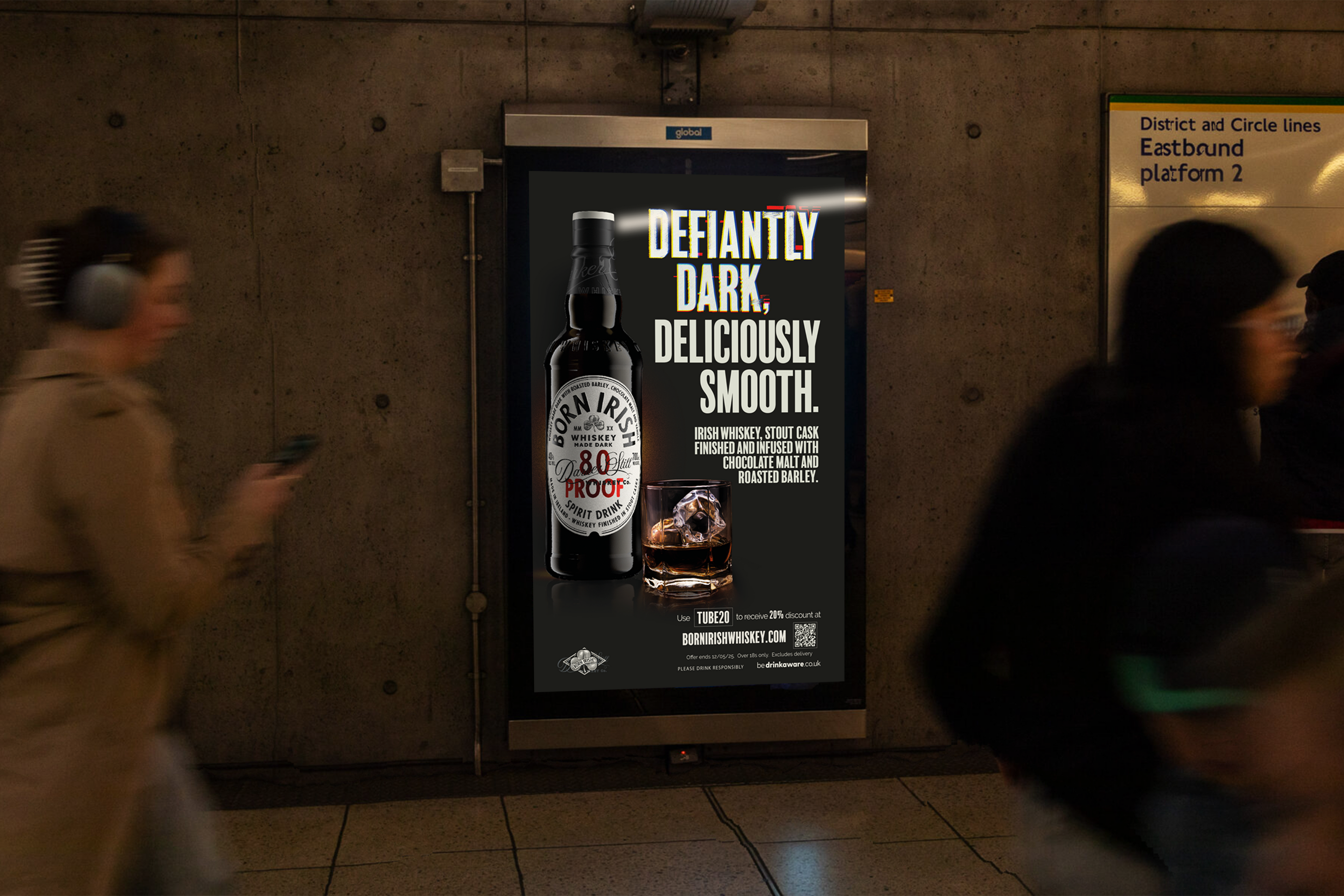 Born Irish Whiskey Launches First Landmark Out-Of-Home Campaign